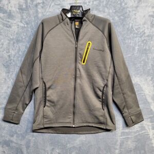 Timberland PRO Gray Full Zip Jacket Mens‎ Large Athletic Fit Workwear